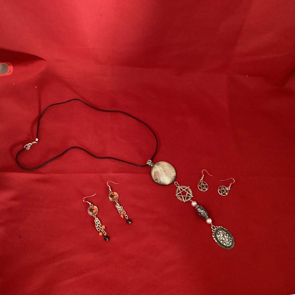 Halloween themed costume jewelry Lot